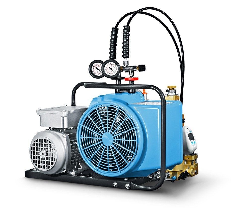 AIR COMPRESSOR, JUNIOR II-E,3-PHASE, 440 V, 50HZ AND 300 BAR.