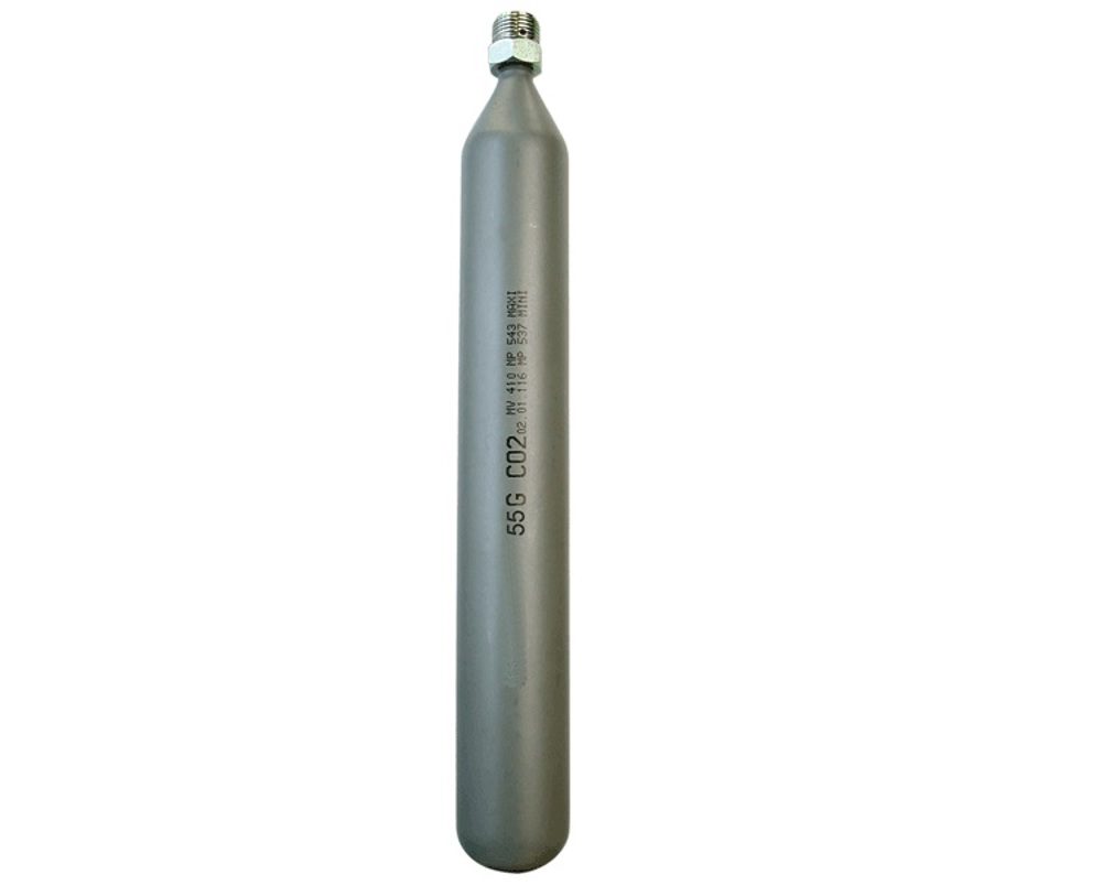 Cartridge, 150 gram CO2,6 kg powder, abs