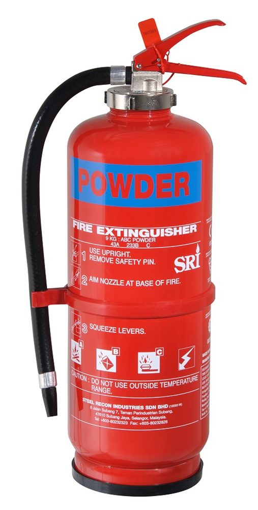 Fire Extinguisher, 9 kg, ABC powder, cartridge operated