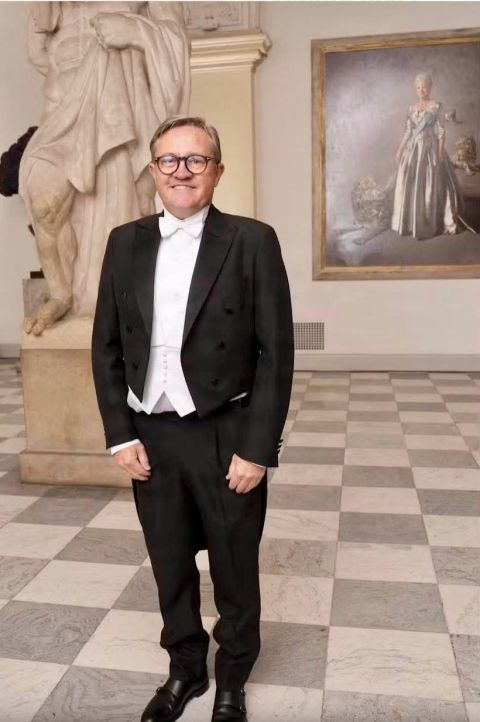 Henrik N. Andersen, CEO of Erria A/S, at Christiansborg Palace